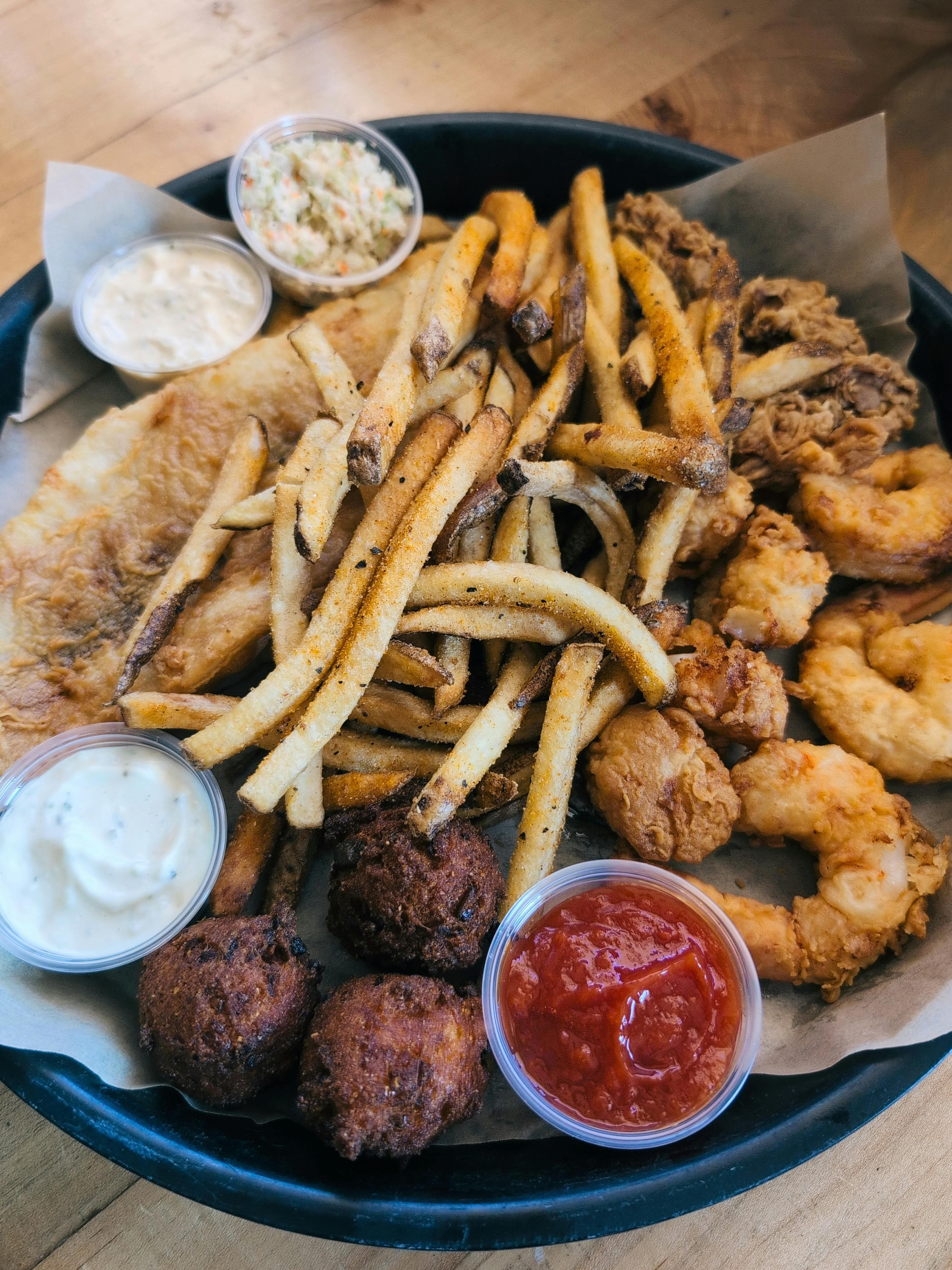 Fresh Gulf seafood