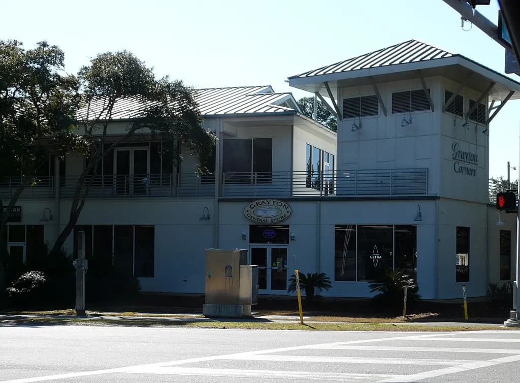 Grayton General Store at Grayton Corners, at County Road 30A and County Road 283 in Grayton Beach