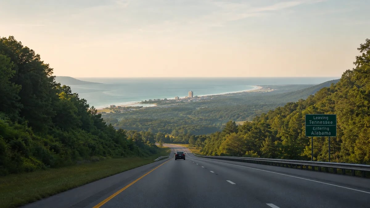 Gulf Coast Beach from Knoxville